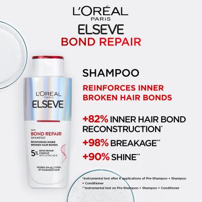 L&#039;Oréal Paris Elseve Bond Repair Shampoo Shampoo donna 200 ml