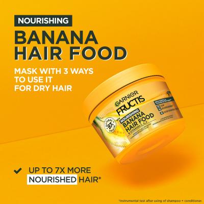 Garnier Fructis Hair Food Banana Nourishing Mask Maschera per capelli donna 400 ml