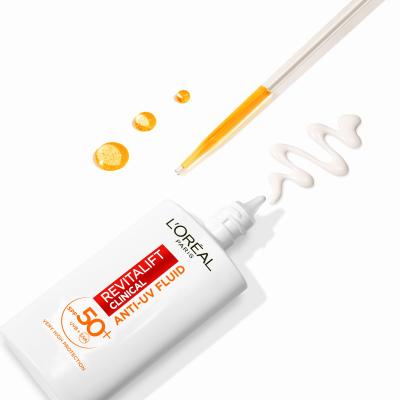 L&#039;Oréal Paris Revitalift Clinical Anti-UV Fluid SPF50+ Crema giorno per il viso donna 50 ml