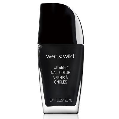 Wet n Wild Wildshine Smalto per le unghie donna 12,3 ml Tonalità E485D Black Creme