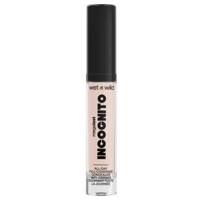 Wet n Wild MegaLast Incognito All-Day Full Coverage Concealer Correttore donna 5,5 ml Tonalità Light Beige