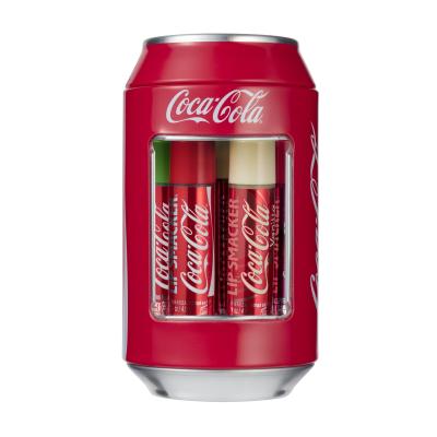 Lip Smacker Coca-Cola Can Collection Pacco regalo balsamo labbra 6 x 4 g + scatola di latta