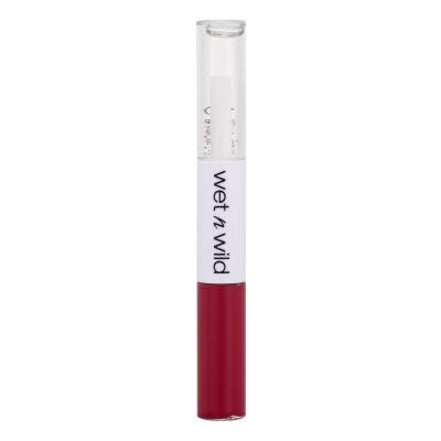 Wet n Wild MegaLast Lock 'N' Shine Lip Color + Gloss Rossetto donna 4 ml Tonalità Red- Y- For Me