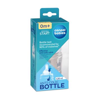 Canpol babies Royal Baby Easy Start Anti-Colic Bottle Little Prince 0m+ Biberon bambino 120 ml