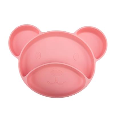 Canpol babies Silicone Suction Plate Pink Piatti bambino 500 ml