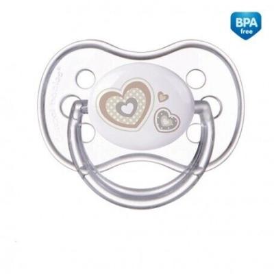 Canpol babies Newborn Baby More Comfort Silicone Soother Hearts 0-6m Ciuccio bambino 1 pz