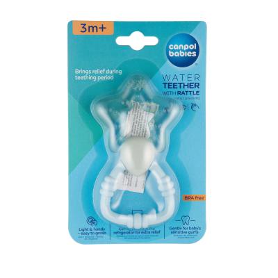 Canpol babies Water Teether With Rattle Blue Giocattolo bambino 1 pz