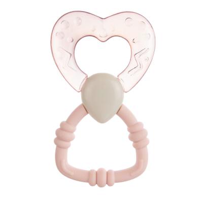 Canpol babies Water Teether With Rattle Pink Giocattolo bambino 1 pz