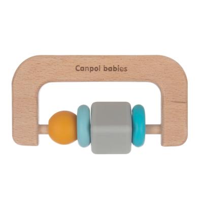 Canpol babies Wood &amp; Silicone Teether Giocattolo bambino 1 pz