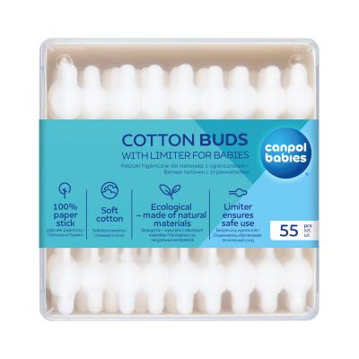 Canpol babies Cotton Buds With Limiter Cotton fioc bambino 56 pz