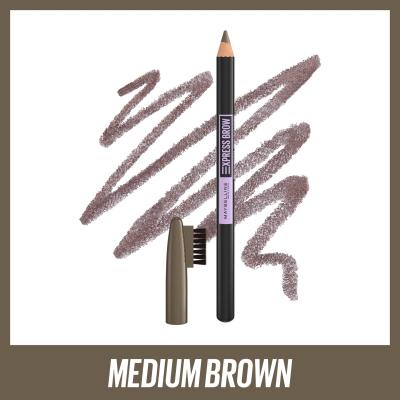 Maybelline Express Brow Shaping Pencil Matita sopracciglia donna 4,3 g Tonalità 04 Medium Brown