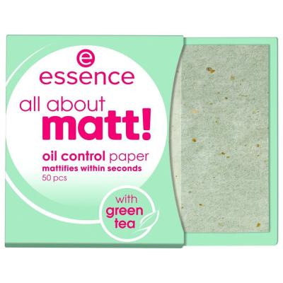 Essence All About Matt! Oil Control Paper Fondotinta donna 50 pz