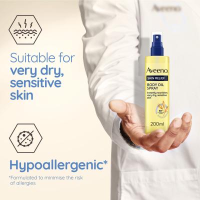 Aveeno Skin Relief Body Oil Spray Olio per il corpo 200 ml