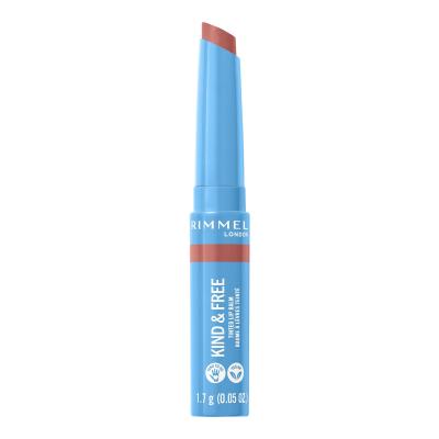 Rimmel London Kind &amp; Free Tinted Lip Balm Balsamo per le labbra donna 4 g Tonalità 002 Natural Apricot