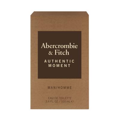 Abercrombie &amp; Fitch Authentic Moment Eau de Toilette uomo 100 ml