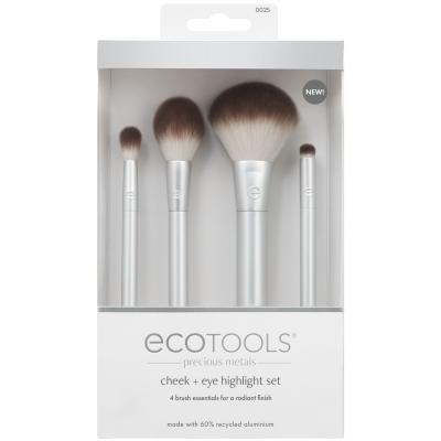 EcoTools Precious Metals Cheek + Eye Highlight Set Pennelli make-up donna Set