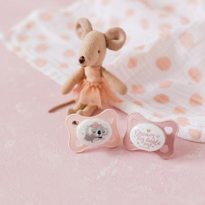 Canpol babies Sleepy Koala Mini Soother Pink 0-2m Ciuccio bambino 2 pz