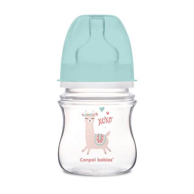 Canpol babies Exotic Animals Easy Start Anti-Colic Bottle Green 0m+ Biberon bambino 120 ml
