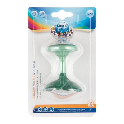 Canpol babies Sensory Rattle With Teether Green Giocattolo bambino 1 pz