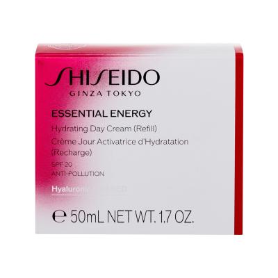 Shiseido Essential Energy Hydrating Day Cream SPF20 Crema giorno per il viso donna Ricarica 50 ml
