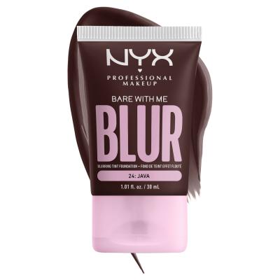 NYX Professional Makeup Bare With Me Blur Tint Foundation Fondotinta donna 30 ml Tonalità 24 Java