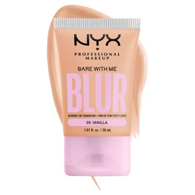 NYX Professional Makeup Bare With Me Blur Tint Foundation Fondotinta donna 30 ml Tonalità 05 Vanilla