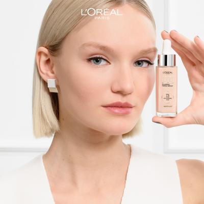 L&#039;Oréal Paris True Match Nude Plumping Tinted Serum Fondotinta donna 30 ml Tonalità 1-2 Rosy Light