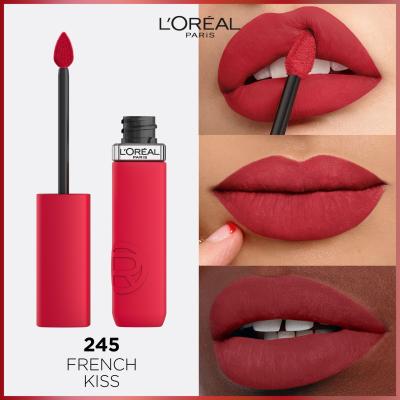 L&#039;Oréal Paris Infaillible Matte Resistance Lipstick Rossetto donna 5 ml Tonalità 245 French Kiss