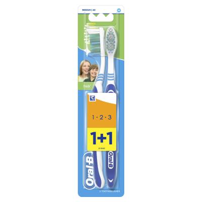 Oral-B 1-2-3 Fresh Medium Spazzolino da denti Set