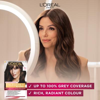 L&#039;Oréal Paris Excellence Creme Triple Protection Tinta capelli donna 48 ml Tonalità 1,01 Dark Deep Black