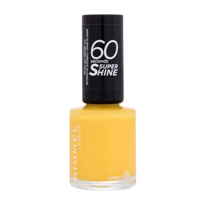 Rimmel London 60 Seconds Super Shine Smalto per le unghie donna 8 ml Tonalità 150 Sandy Toes