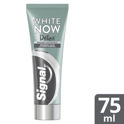 Signal White Now Detox Charcoal &amp; Clay Dentifricio 75 ml