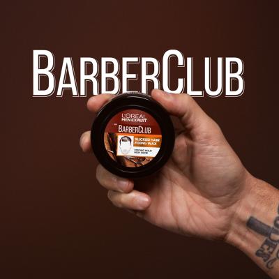 L&#039;Oréal Paris Men Expert Barber Club Slick Fixing Pomade Gel per capelli uomo 75 ml