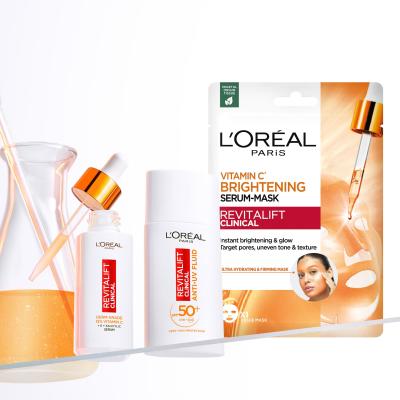 L&#039;Oréal Paris Revitalift Clinical Vitamin C Brightening Serum-Mask Maschera per il viso donna 26 g