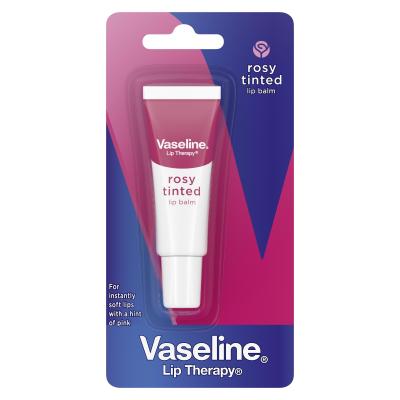 Vaseline Lip Therapy Rosy Tinted Lip Balm Tube Balsamo per le labbra donna 10 g