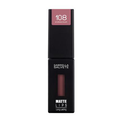 Gabriella Salvete Matte Lips Rossetto donna 4,5 ml Tonalità 108 Endless Blush