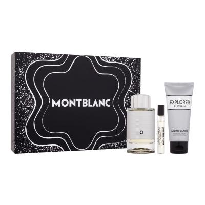Montblanc Explorer Platinum Pacco regalo eau de parfum  100 ml + bagnoschiuma 100 ml + eau de parfum 7,5 ml