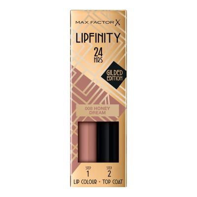 Max Factor Lipfinity 24HRS Lip Colour Rossetto donna 4,2 g Tonalità 008 Honey Dream