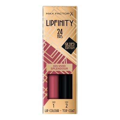 Max Factor Lipfinity 24HRS Lip Colour Rossetto donna 4,2 g Tonalità 025 Vivid Splendour