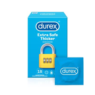 Durex Extra Safe Thicker Preservativi uomo Set