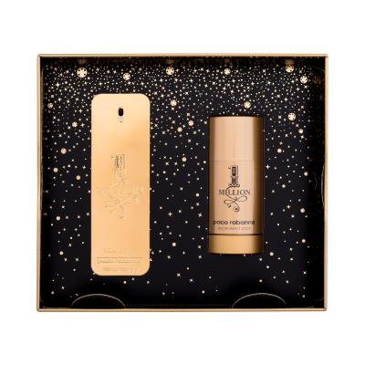 Paco Rabanne 1 Million Pacco regalo eau de toilette 100 ml + deodorante 75 ml + lattina