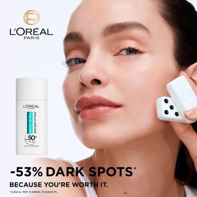 L&#039;Oréal Paris Bright Reveal Dark Spot UV Fluid SPF50+ Crema giorno per il viso donna 50 ml