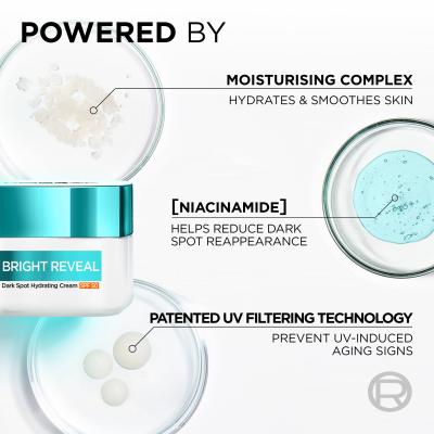 L&#039;Oréal Paris Bright Reveal Dark Spot Hydrating Cream SPF50 Crema giorno per il viso donna 50 ml