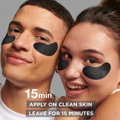Garnier Skin Naturals Charcoal Caffeine Depuffing Eye Mask Maschera contorno occhi donna 5 g