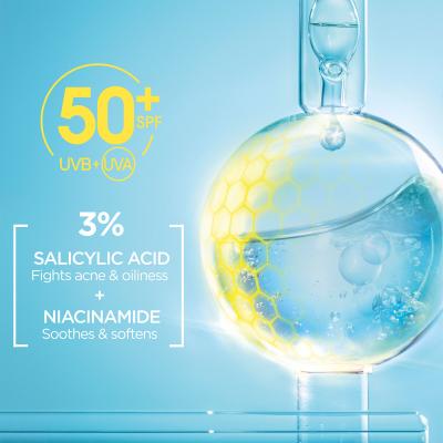Garnier Pure Active BHA + Niacinamide Daily UV Anti-Imperfection Fluid SPF50+ Crema giorno per il viso 40 ml