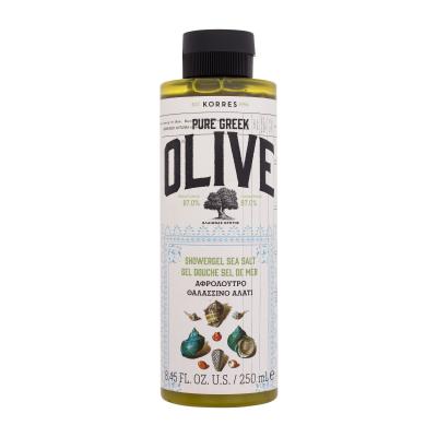 Korres Pure Greek Olive Shower Gel Sea Salt Doccia gel donna 250 ml