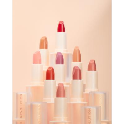 Makeup Revolution London Lip Allure Soft Satin Lipstick Rossetto donna 3,2 g Tonalità Brunch Pink Nude