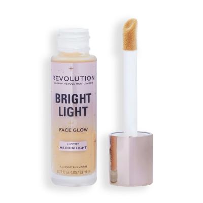 Makeup Revolution London Bright Light Face Glow Fondotinta donna 23 ml Tonalità Lustre Medium Light