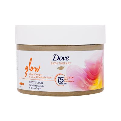 Dove Bath Therapy Glow Body Scrub Peeling per il corpo donna 295 ml