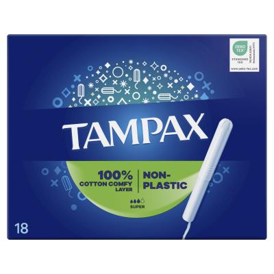 Tampax Non-Plastic Super Tampone donna Set